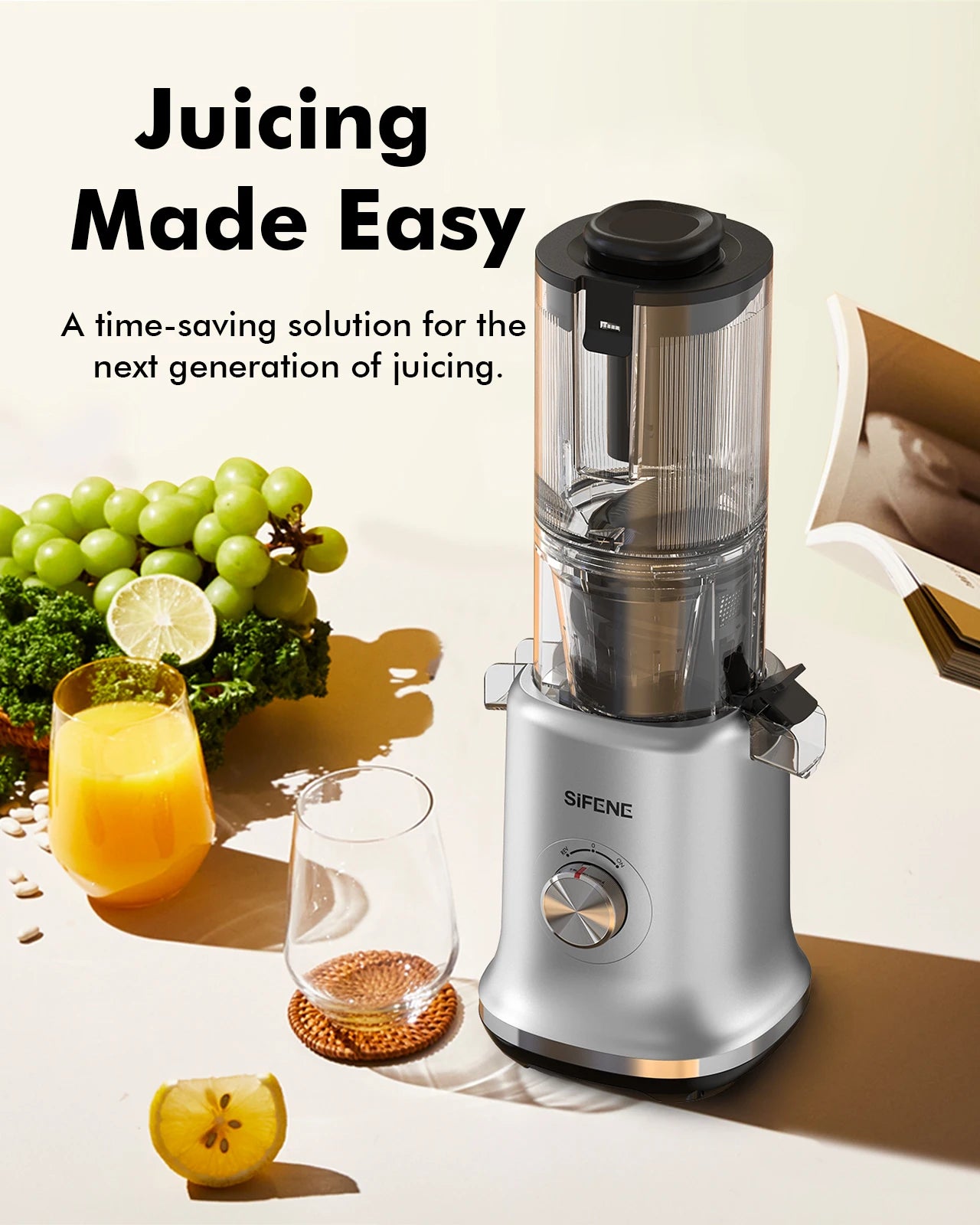 Whole Fruits Cold Press Juicer Machine