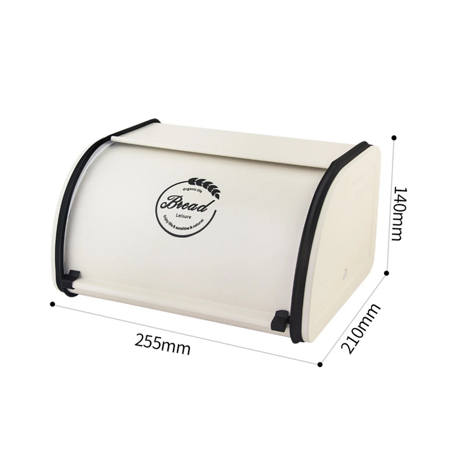Flip Cover Bread Bin Vintage Bread Box Organizer Storage