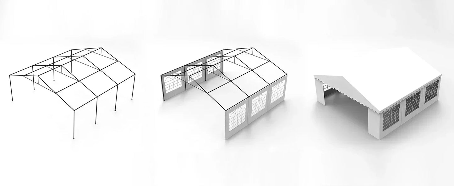 Party Tent 20x20 ft Heavy Duty Canopy
