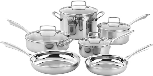 10 pcs Classic Pots & Pans Set