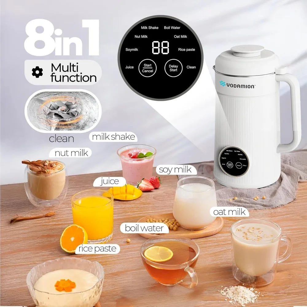 Nut Milk Maker machine 47oz (1.4L) Automatic soy milk maker for Homemade Oat milk, Almond Cow, Nutmilk, Milkshake, Baby Food