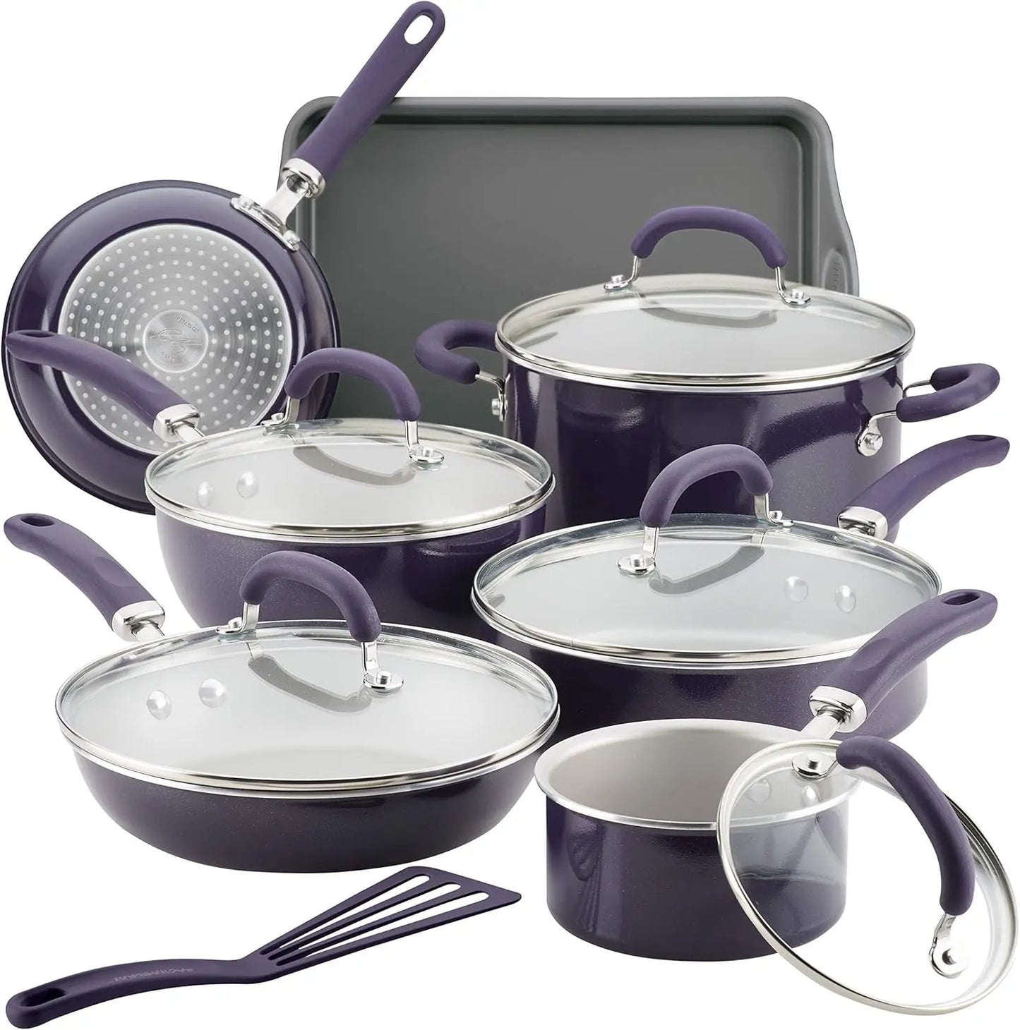 13 Piece Nonstick Cookware - Pots and Pans Set