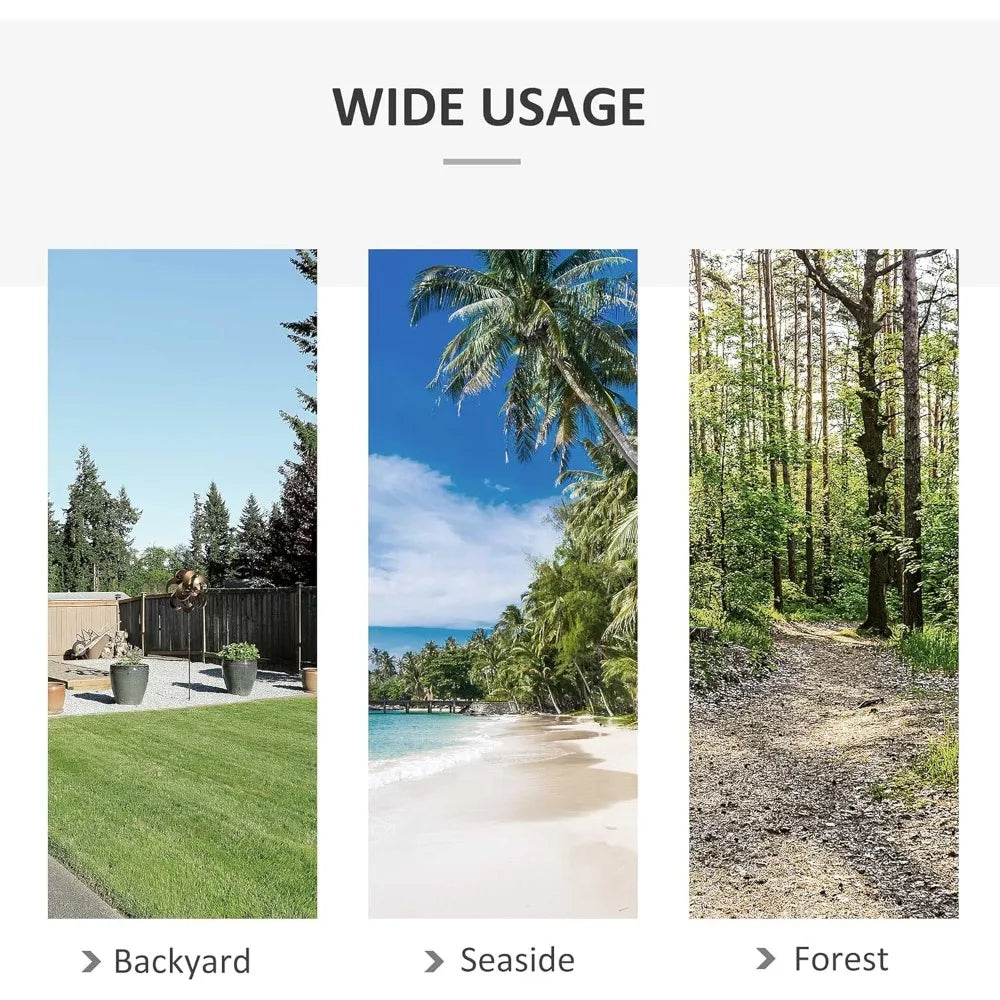 13FT Wooden Arc Hammock with Canopy