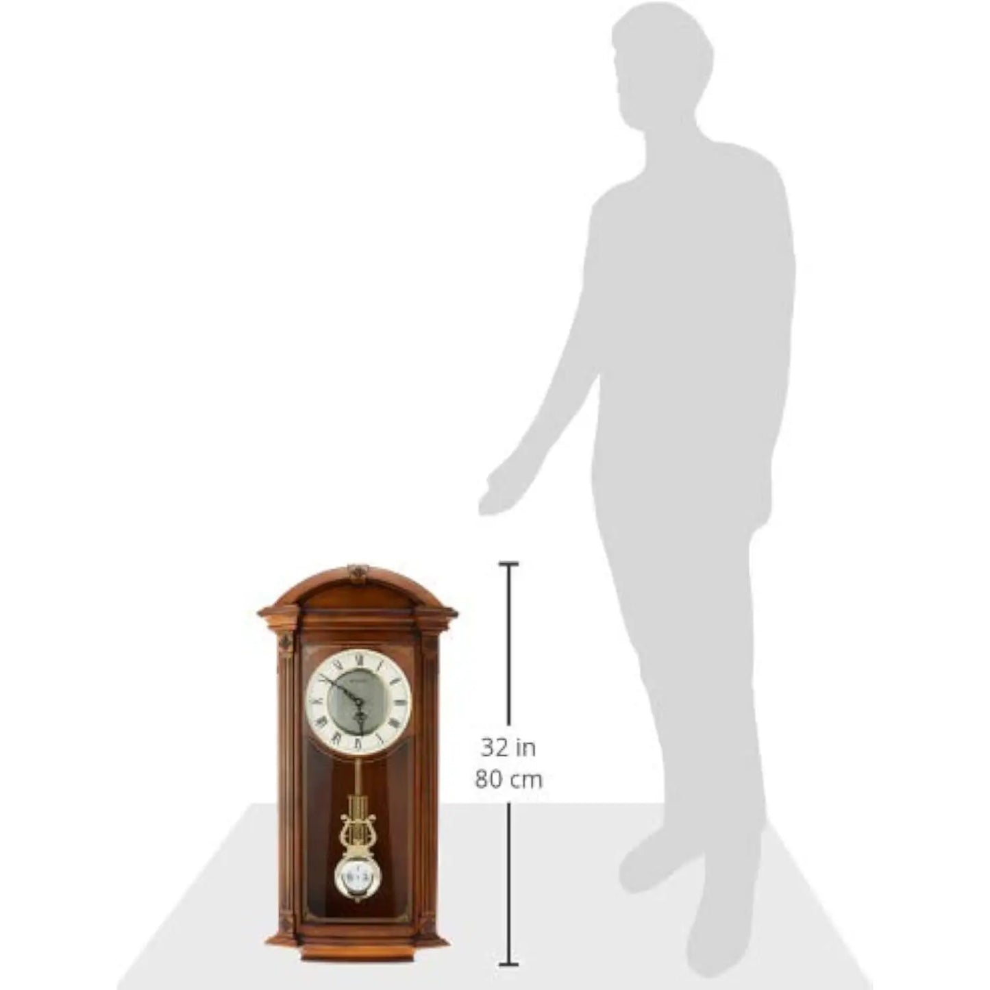 Walnut Chiming Clock