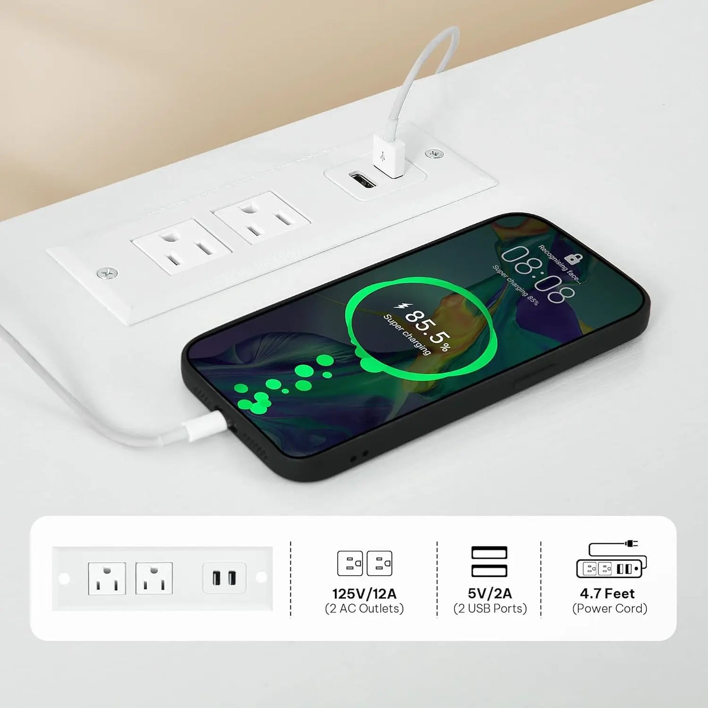 Mini Fridge Stand with Trash Can