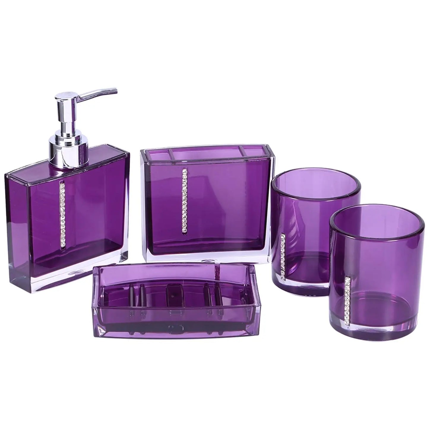 5-Piece Bathroom Accessory Set