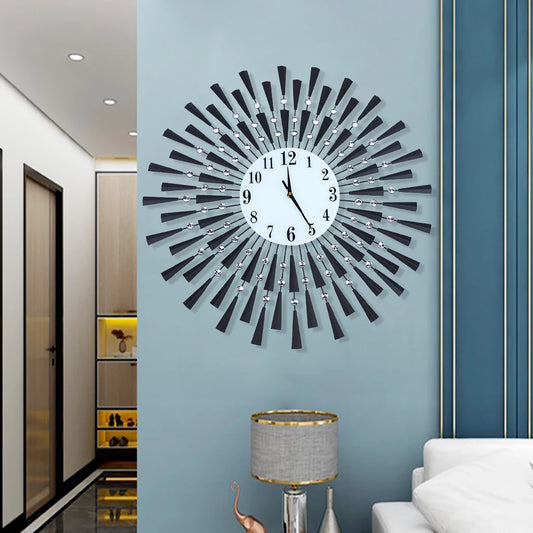 Modern Black Silent Wall Clock