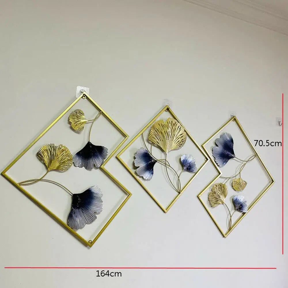 3D Metal Leaf Wall Decoration