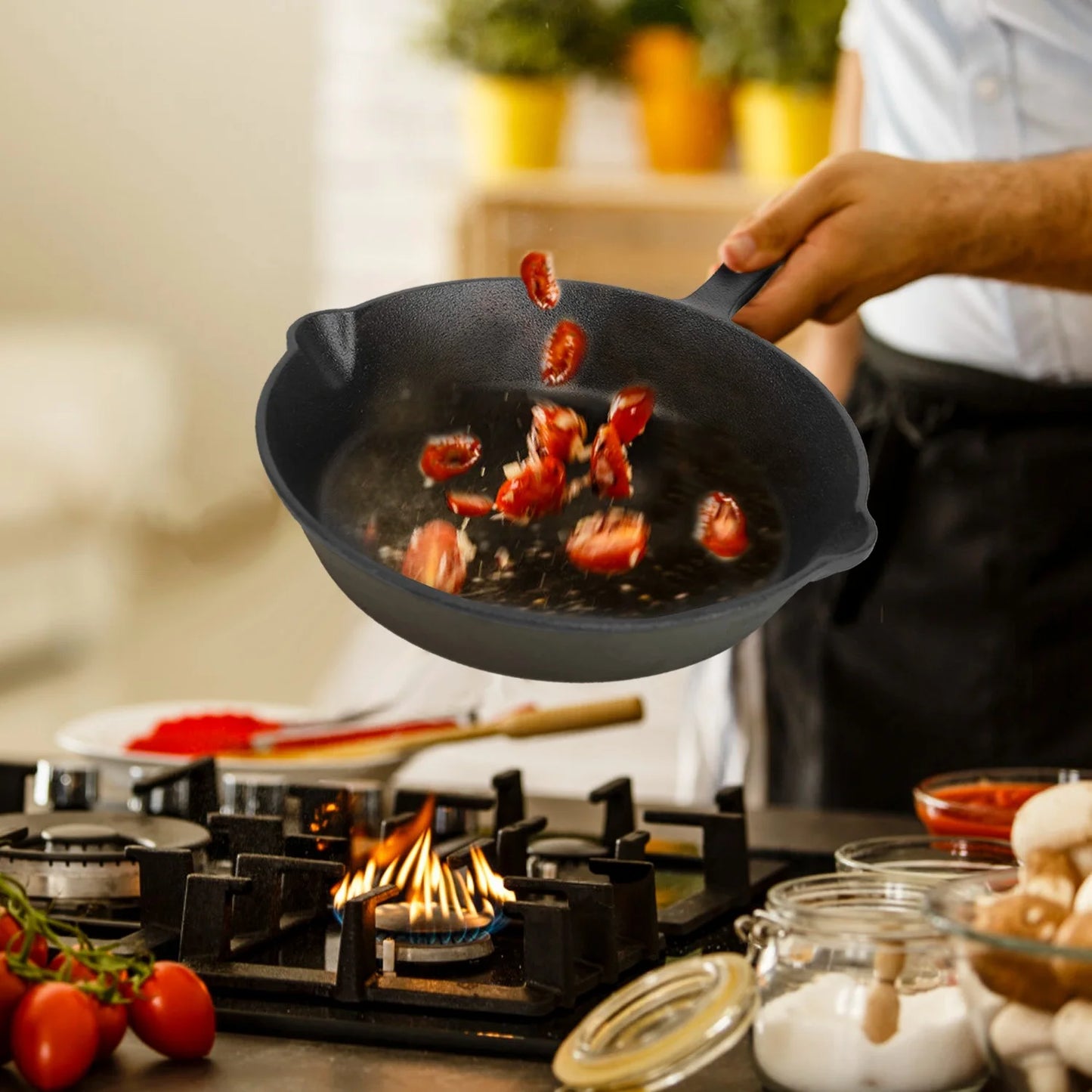 3Pcs Non-Stick Oven Safe Cookware Heat-Resistant Frying Pan