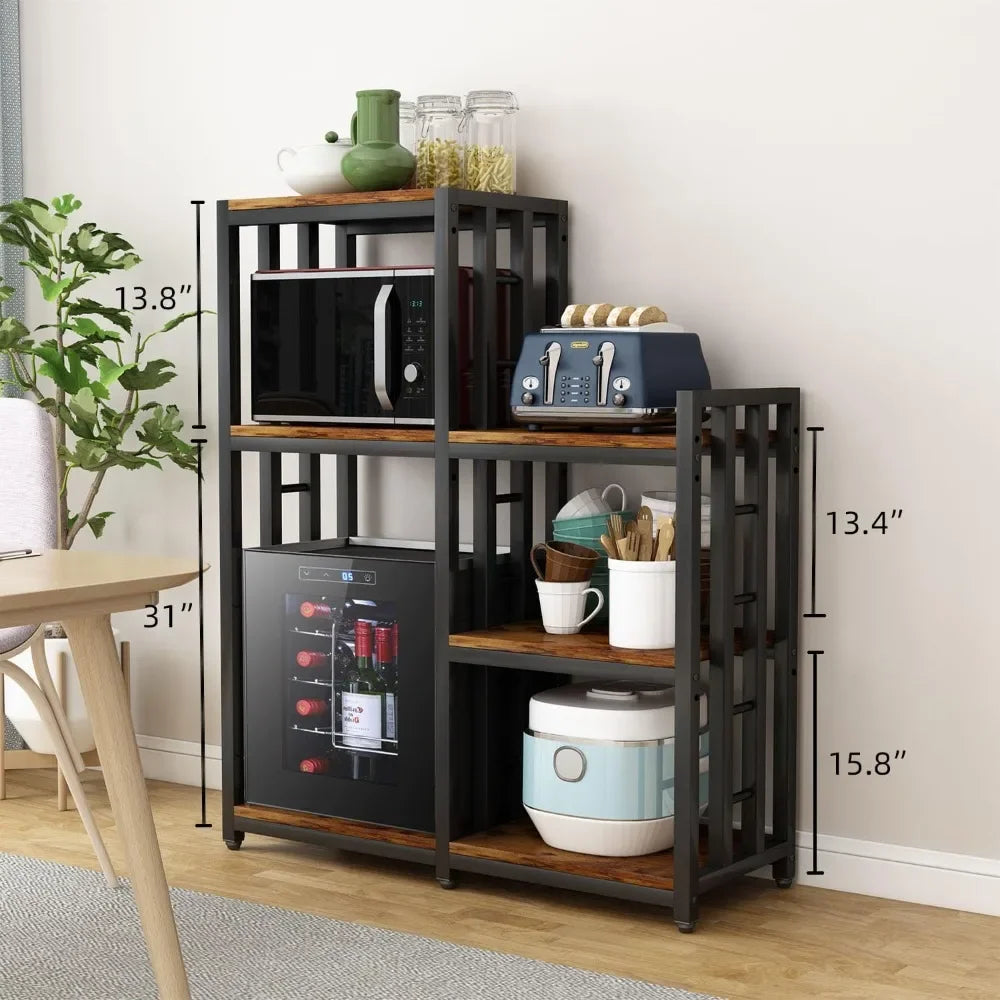 Kitchen Storage Shelf Bakers Rack, 6-Tier
