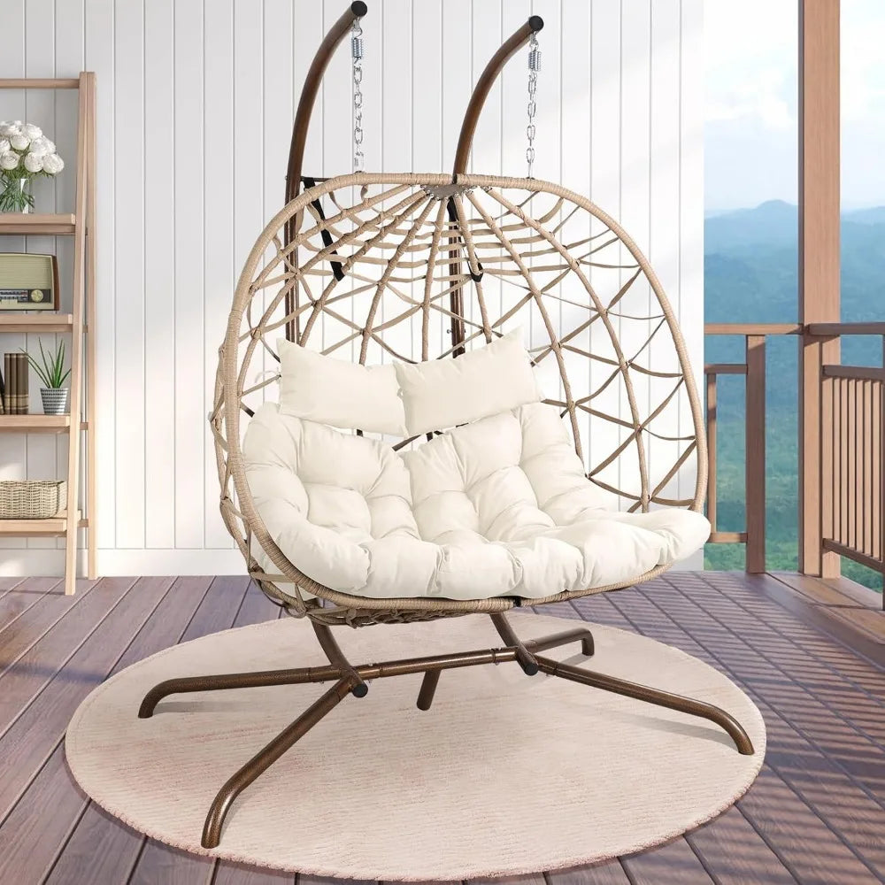 Outdoor Egg Swing Chair with Stand