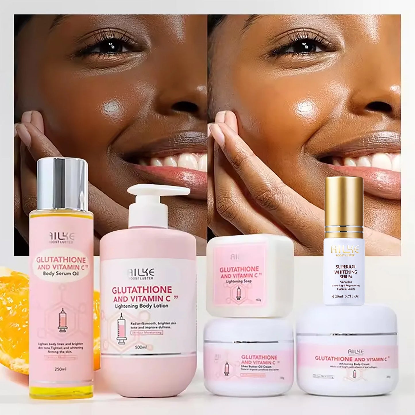 AILKE Whitening Remove Dark Spots Melanin Skin Care Set