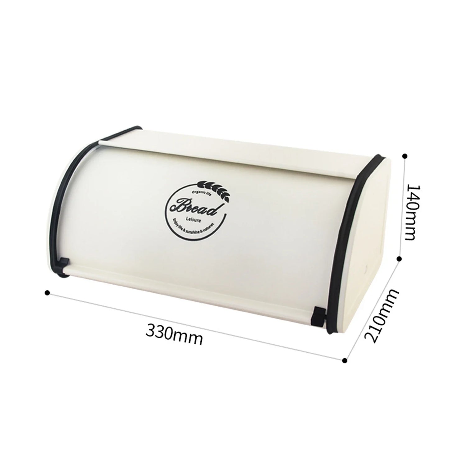 Flip Cover Bread Bin Vintage Bread Box Organizer Storage