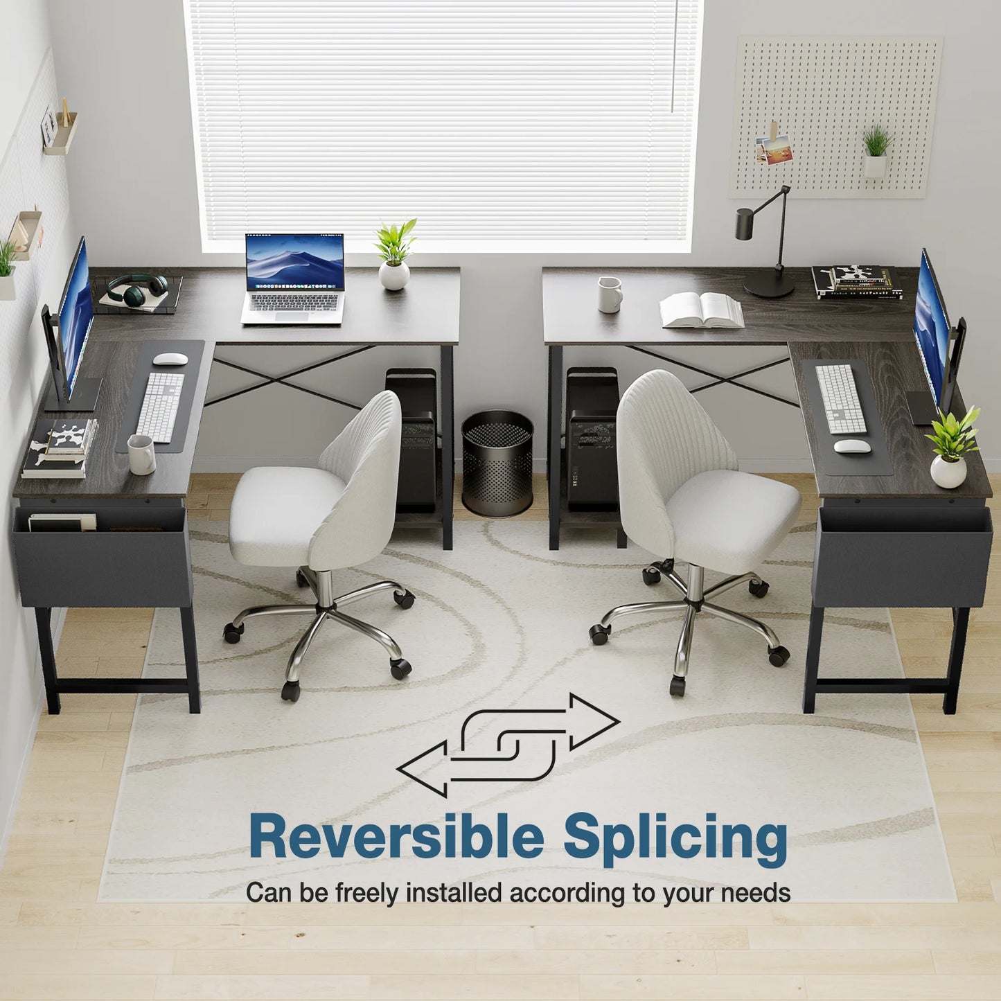 Gaming Corner 50 Inch Office Writing PC Wooden Table