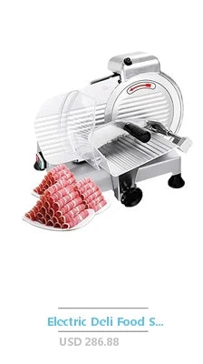 Commercial Electric Slicer - Deli Meats Cheese Fruits Veggies