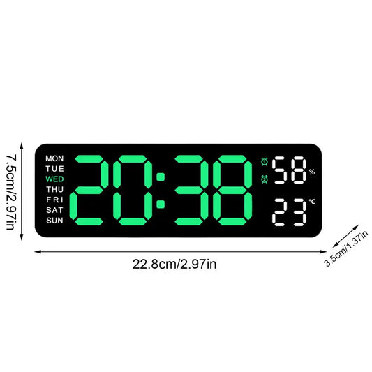 Large Digital Wall Clock