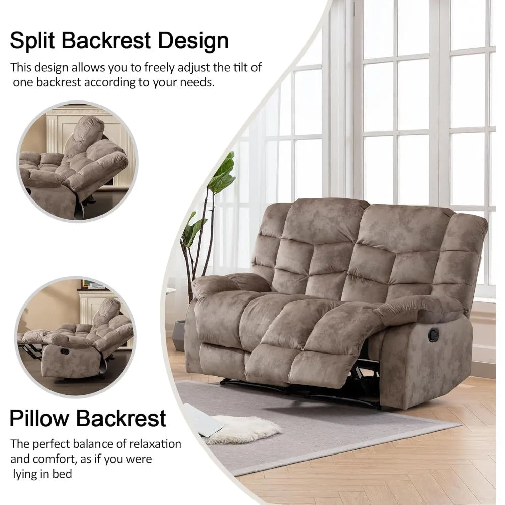 Manual Loveseat Recliner