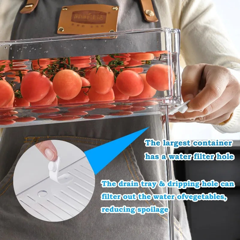 10 Pack Fridge Organizer