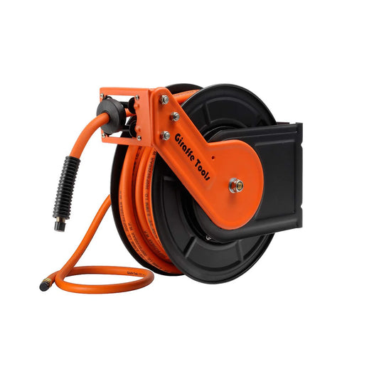 Retractable Air Hose Reel Wall Mount 3/8" x 50 ft