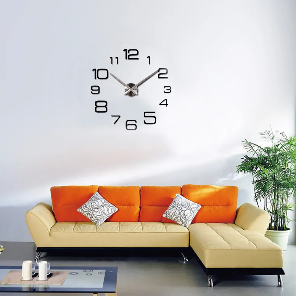 Mirror Wall Clock
