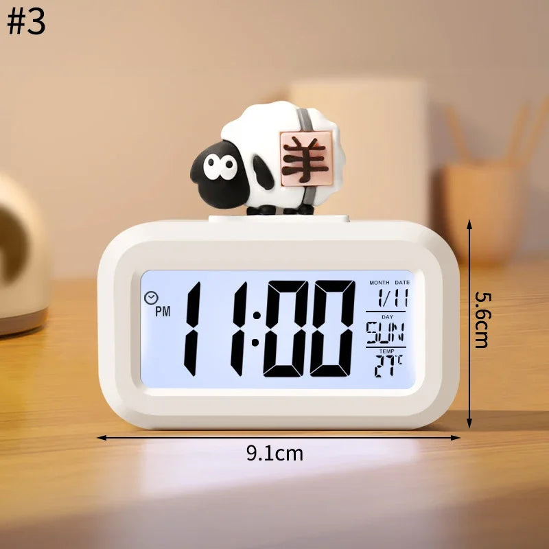 Desk Digital Kawaii Alarm Clock