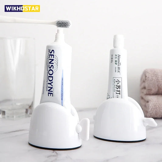 Bathroom Accessories Set Toothpaste Dispenser Holder