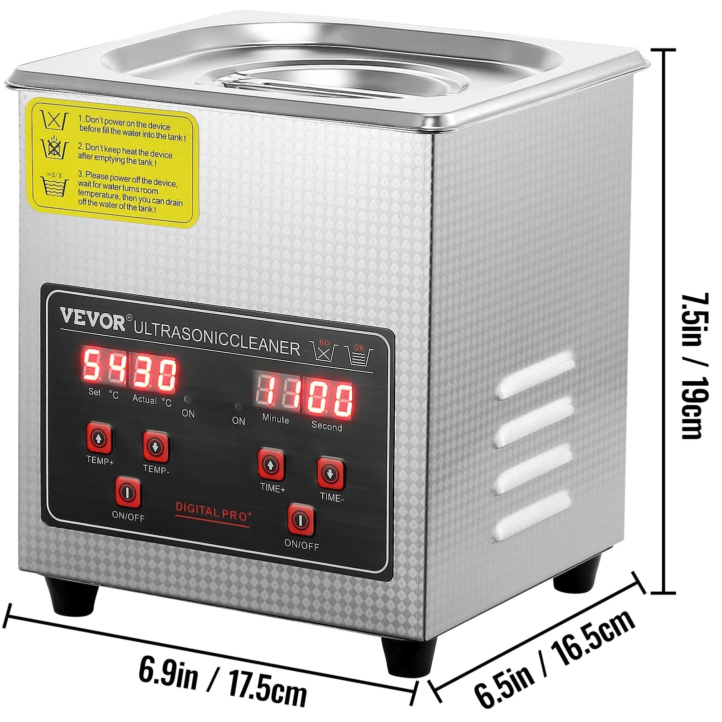 Ultrasonic Portable Heated Cleaning Washing Machine