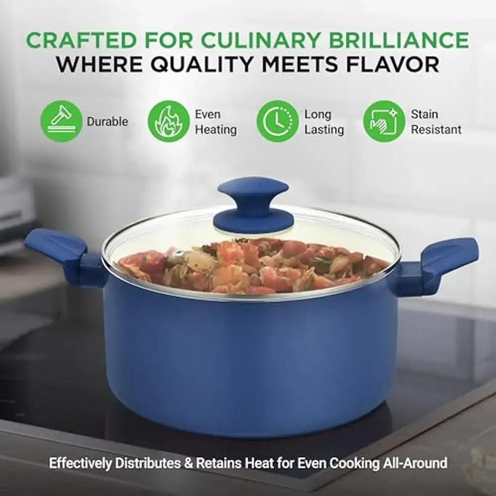 54 Piece Professional Ceramic Non-Stick Cookware Set