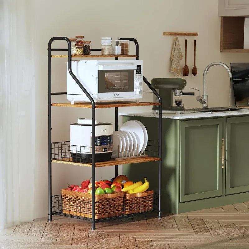 Microwave Stand with Storage 4-Tier