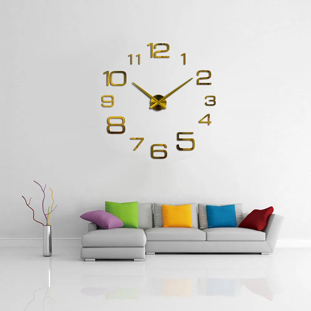 Mirror Wall Clock