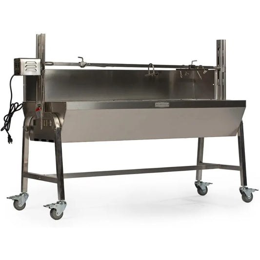 Stainless Steel Rotisserie Grill, BBQ Spit Roaster