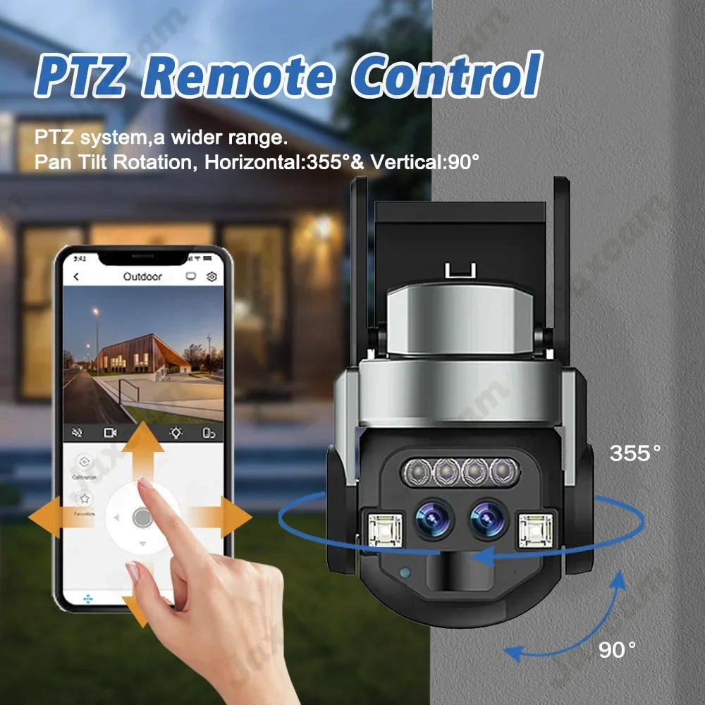 Wifi Security Camera Color & Night Vison - Two-Way Audio Wireless Camera