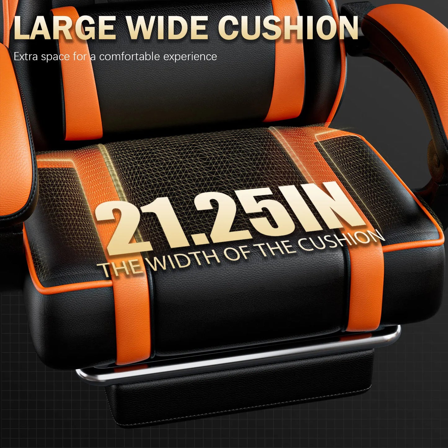 Gaming Chair with Footrest
