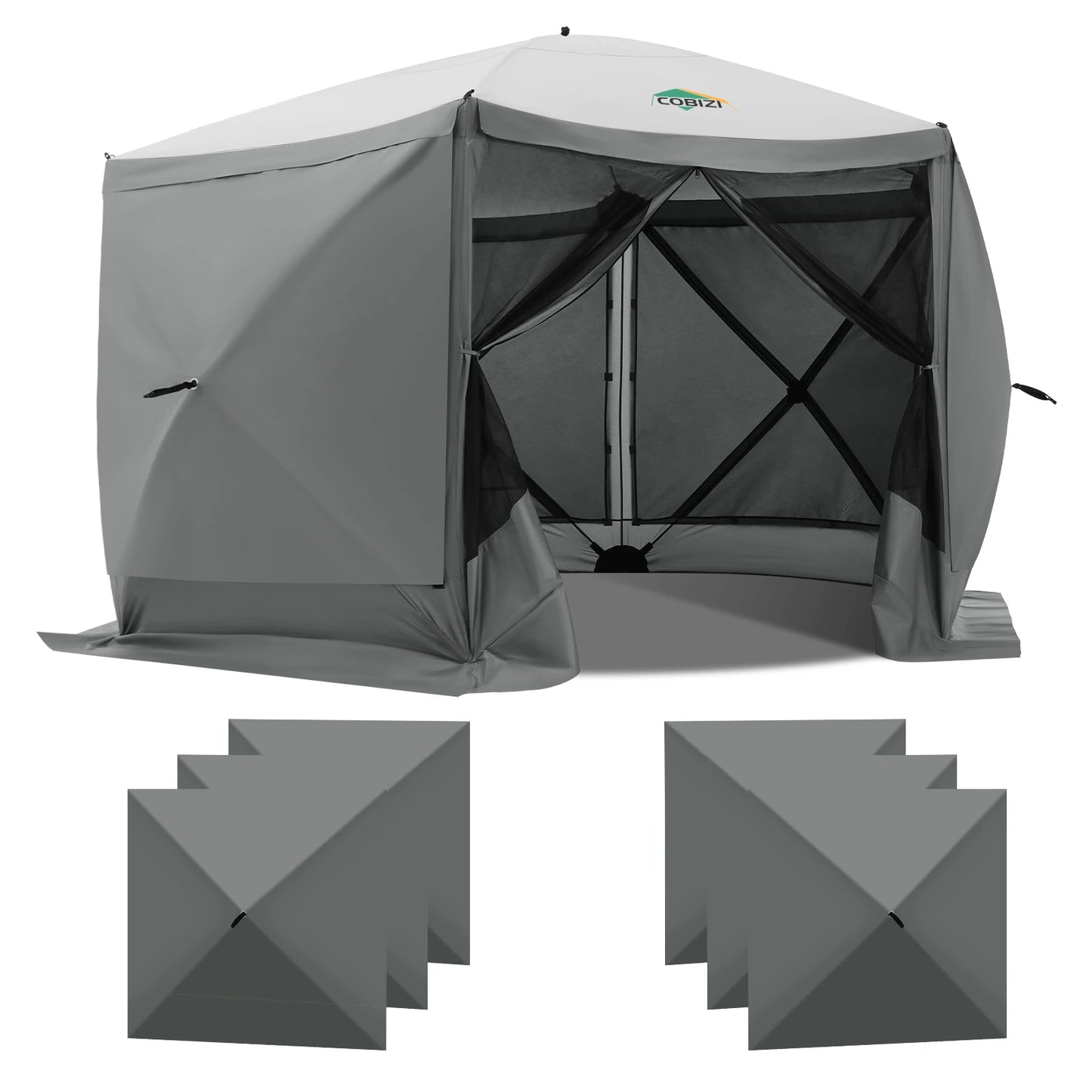 12x12ft Pop up Tent with Mosquito Netting
