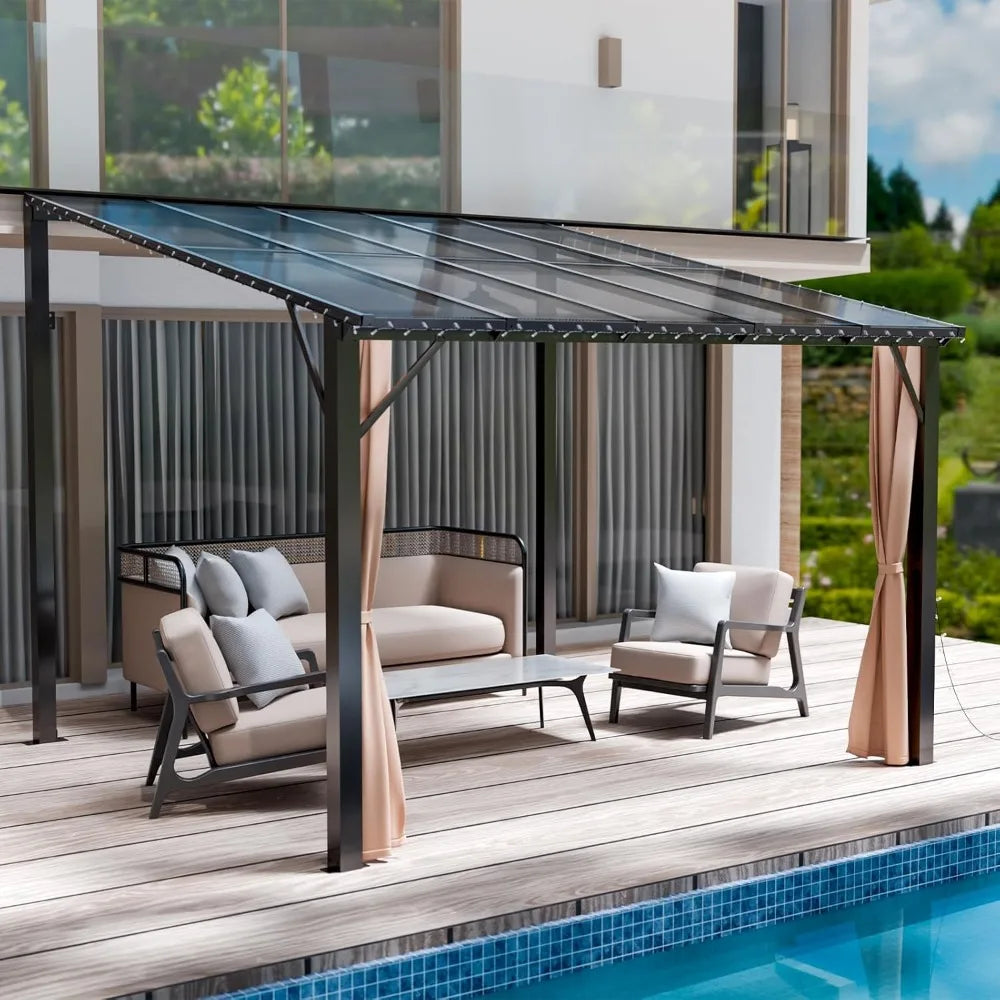 Wall Mount Outdoor Gazebos, Hardtop