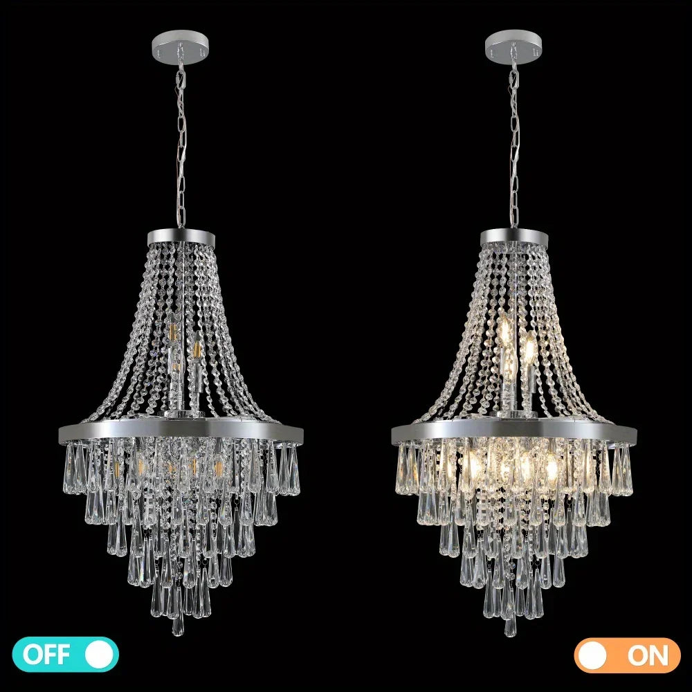 Elegant crystal chandelier