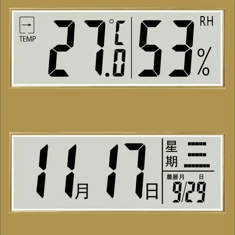 Modern Design Round Clock