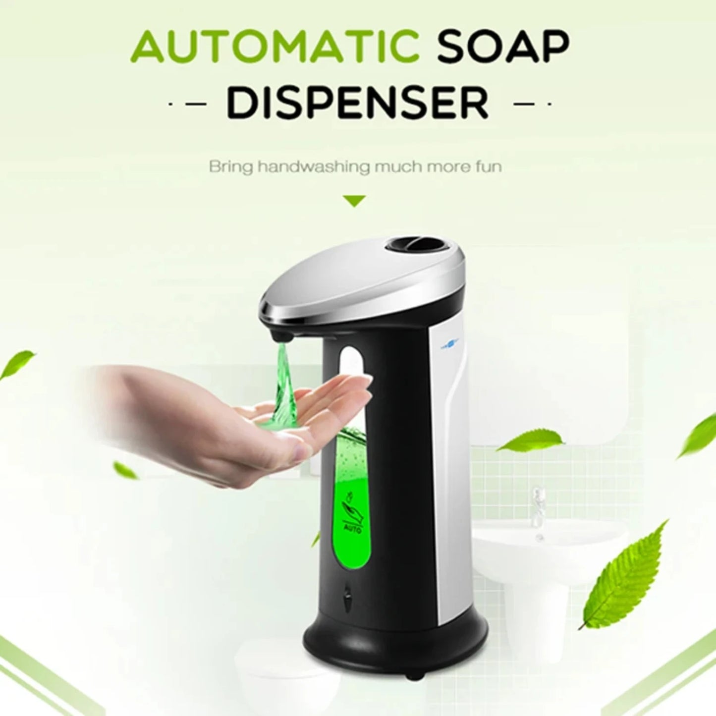 Smart Sensor Touchless 400Ml Automatic Liquid Soap Dispenser