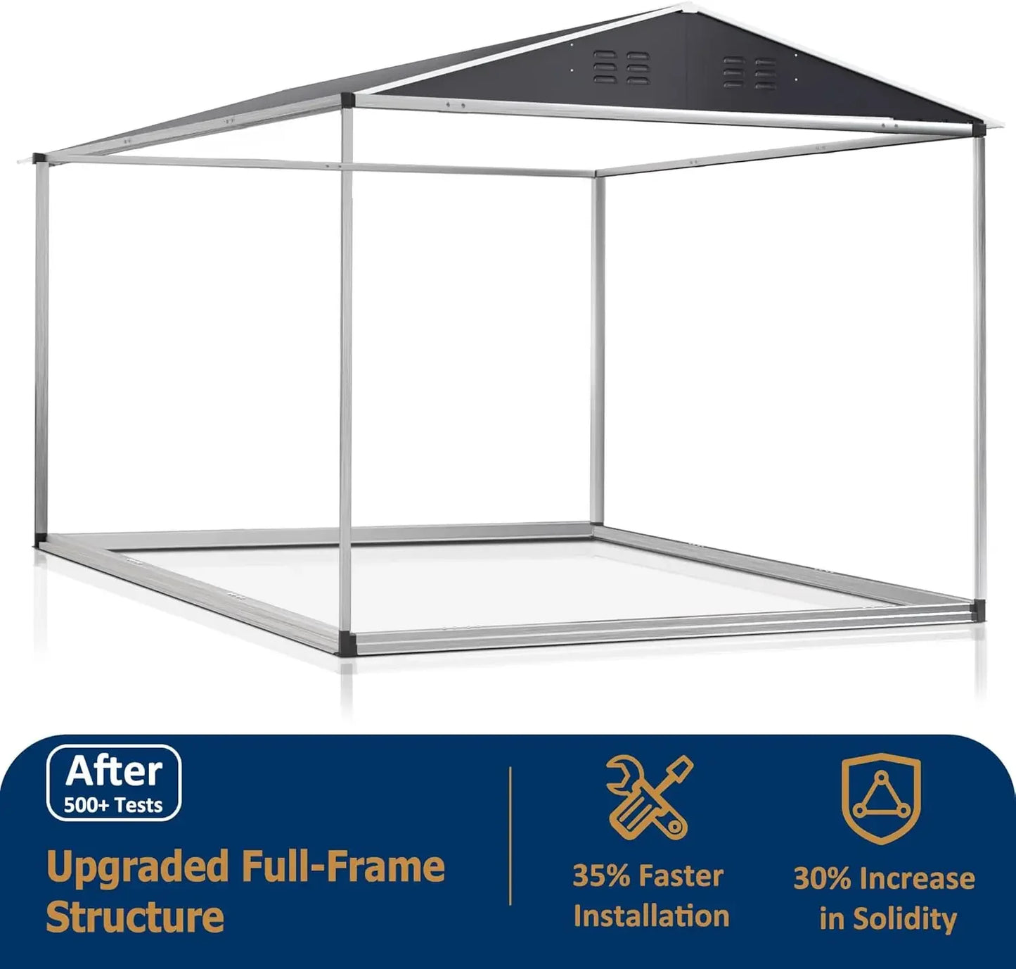 8x12 FT Outdoor Steel Storage Shed