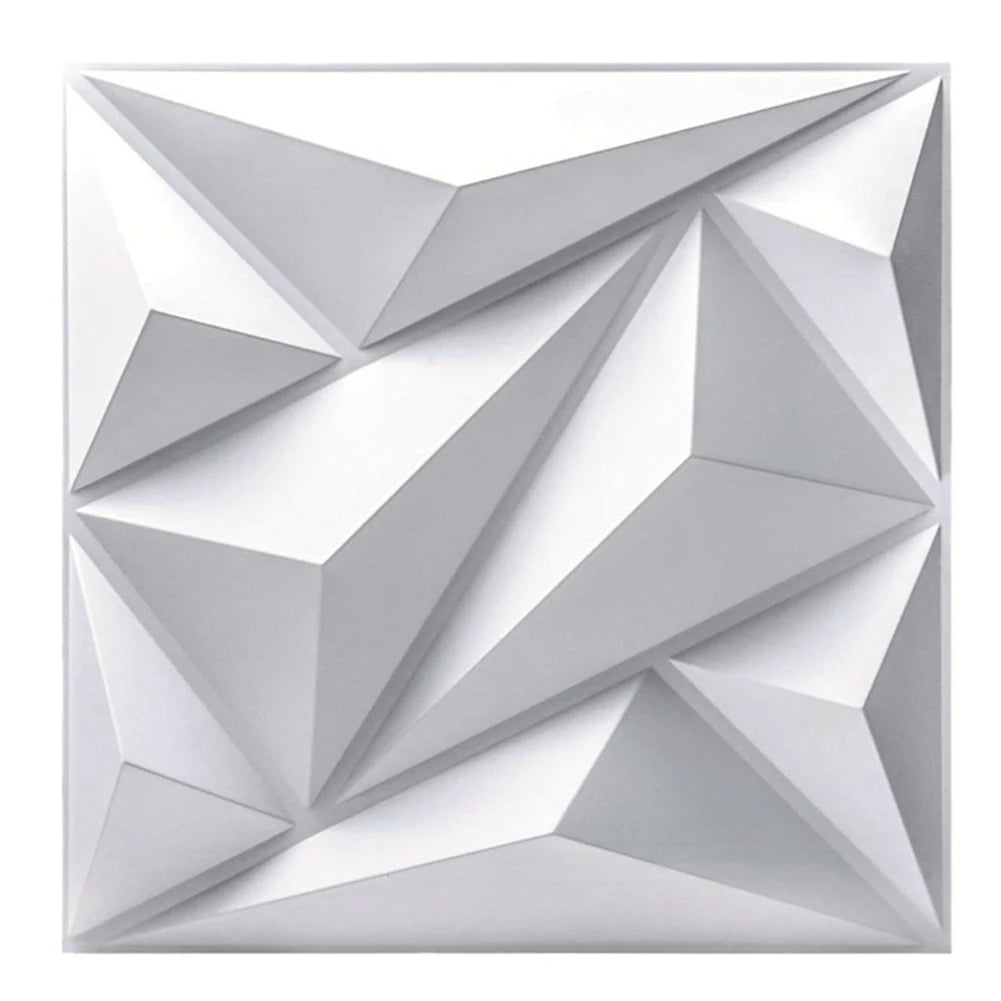 50/100Pcs 3D Wall Panel Diamond