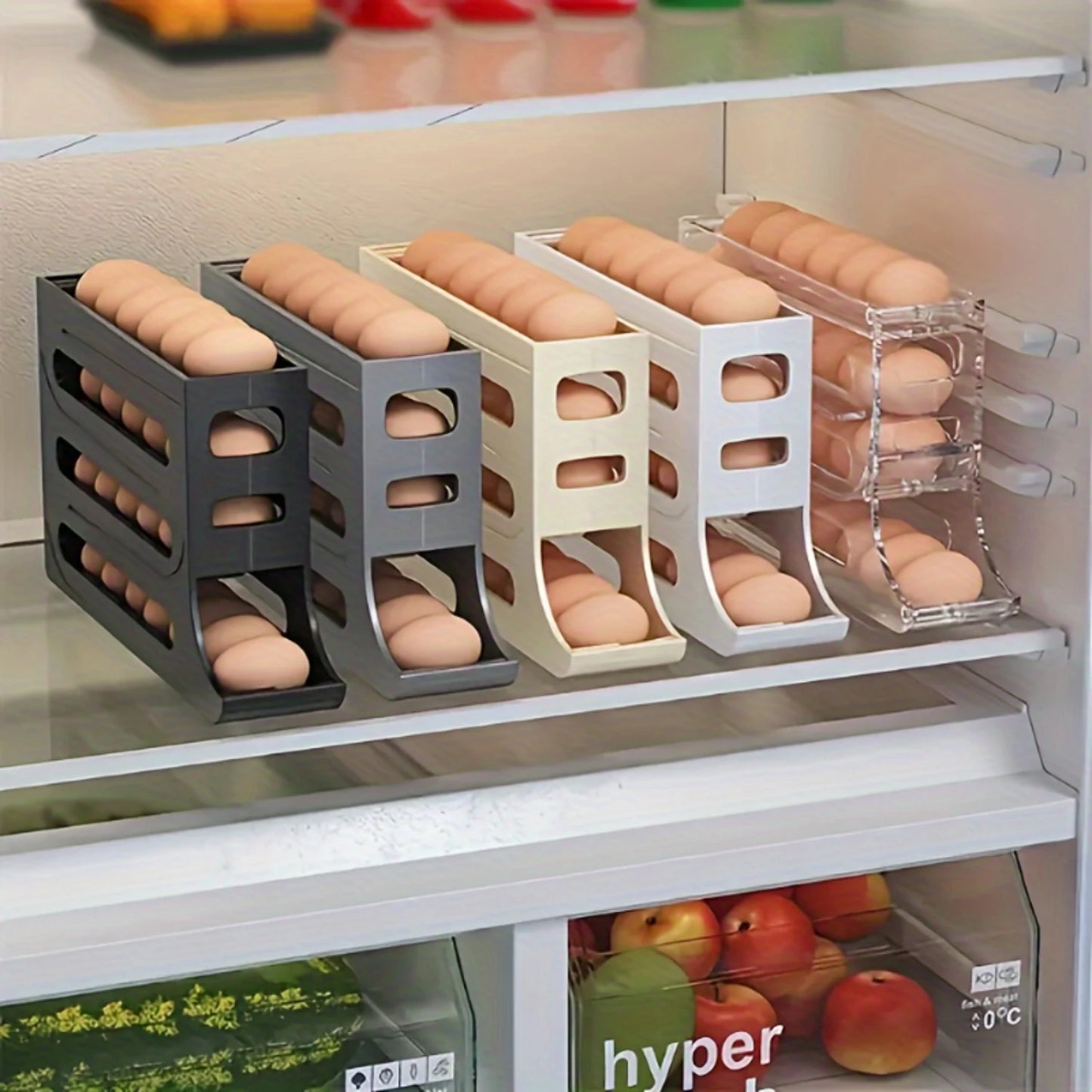 4 Tiers Egg Holder For Fridge