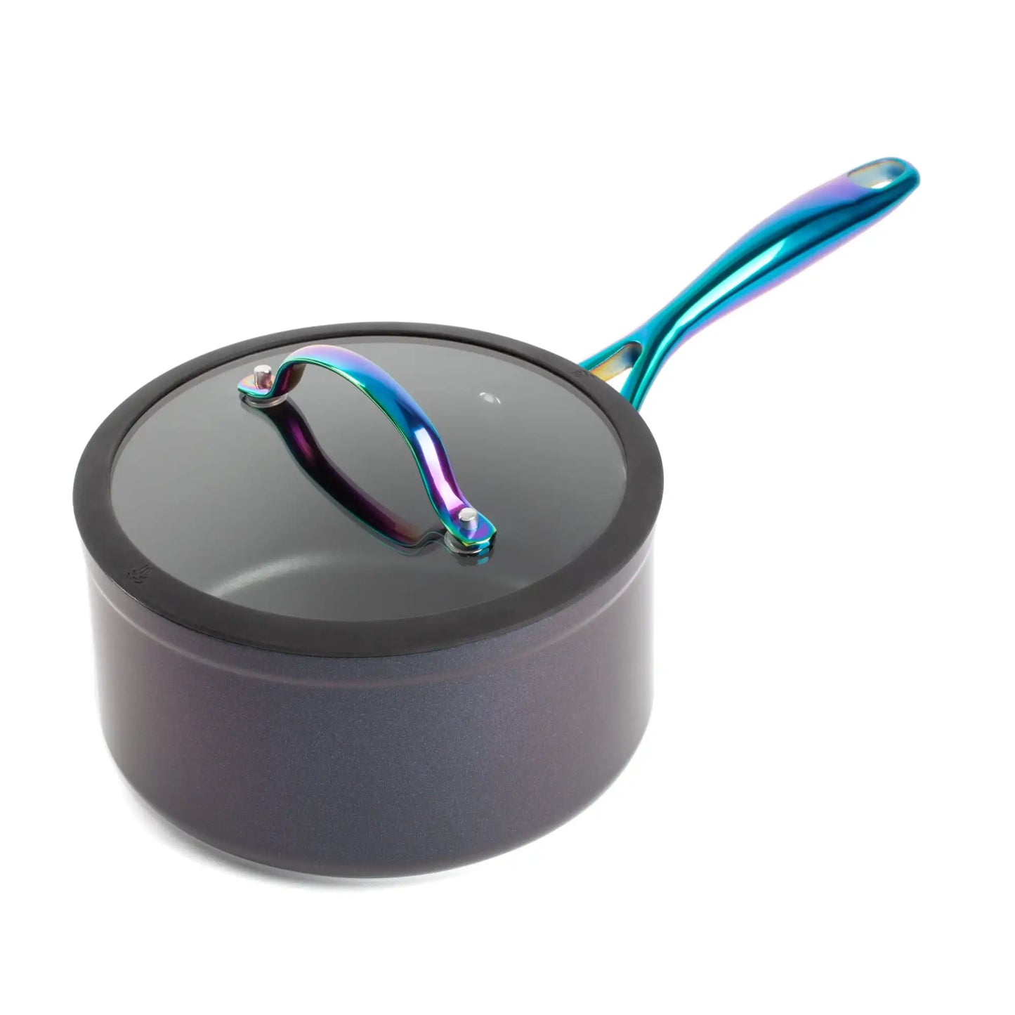 Non-Stick 2.5 QT Signature Sauce Pan with Glass Lid