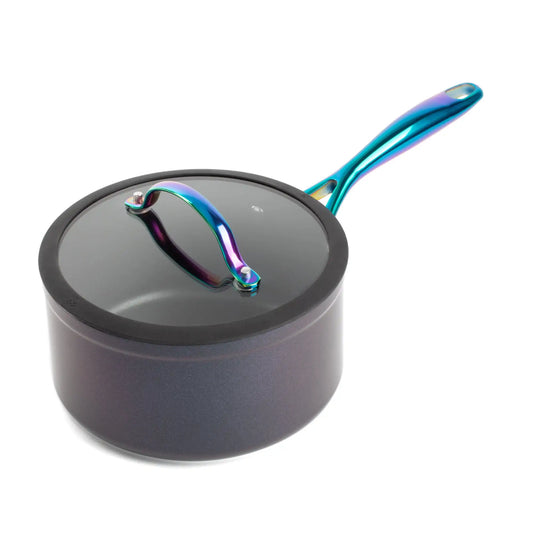 Non-Stick 2.5 QT Signature Sauce Pan with Glass Lid