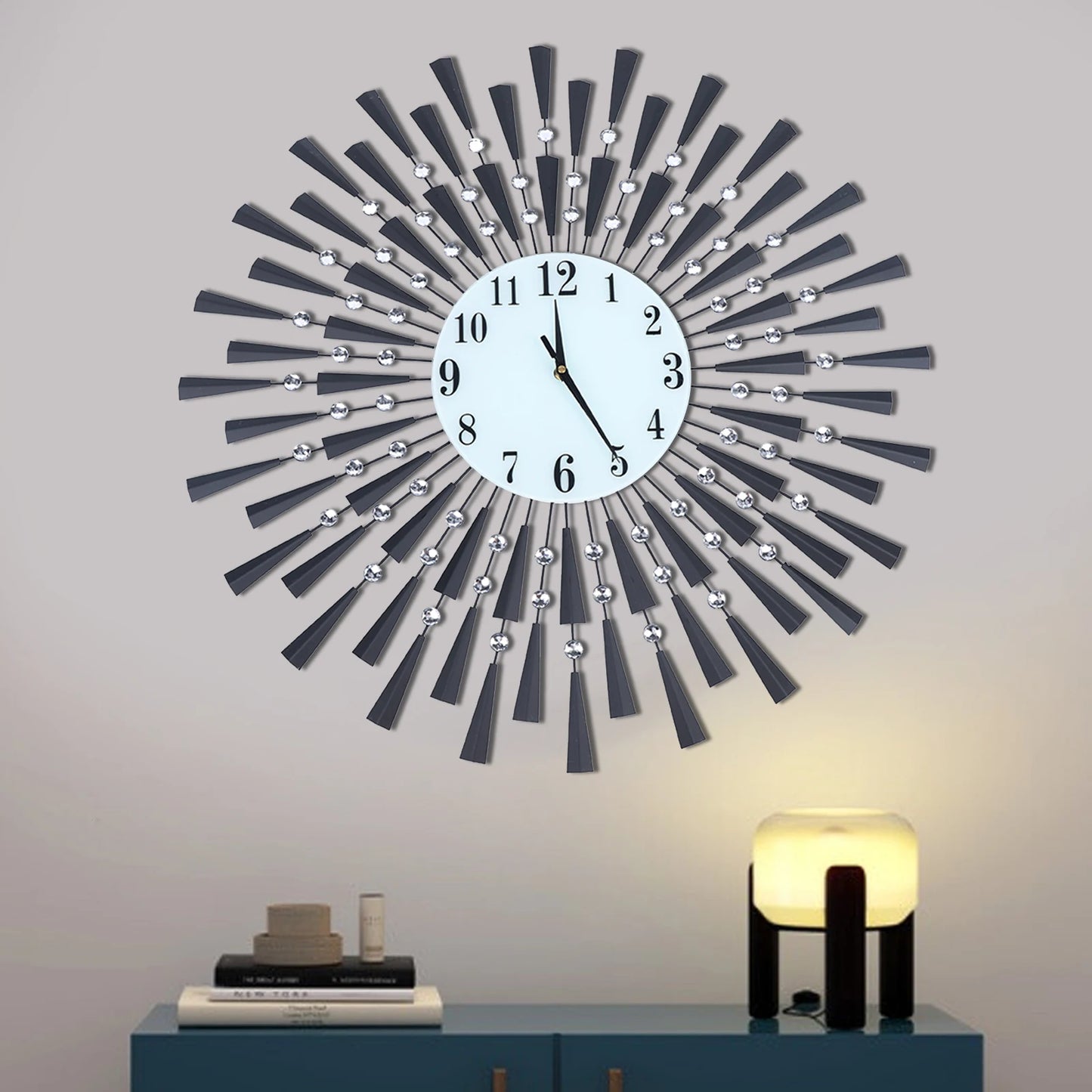 Modern Black Silent Wall Clock
