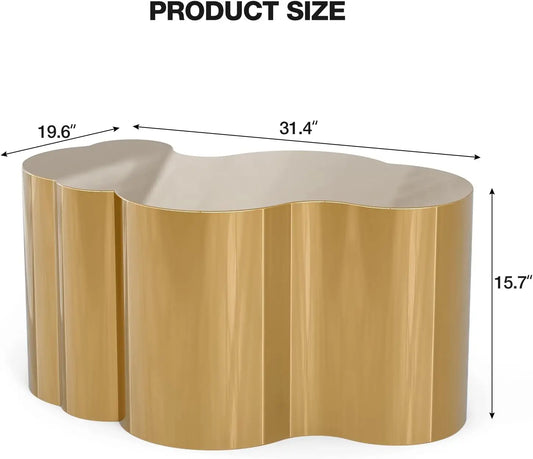 Modern Gold Stainless Coffee Table