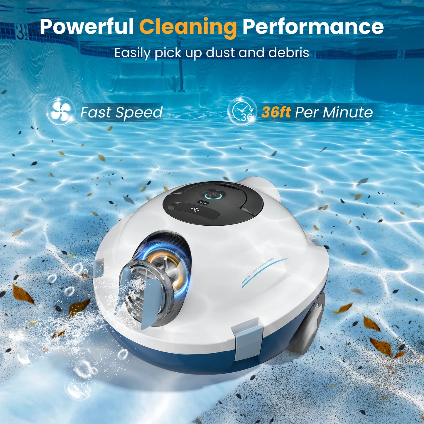 Cordless Robotic Pool Vacuum Cleaner