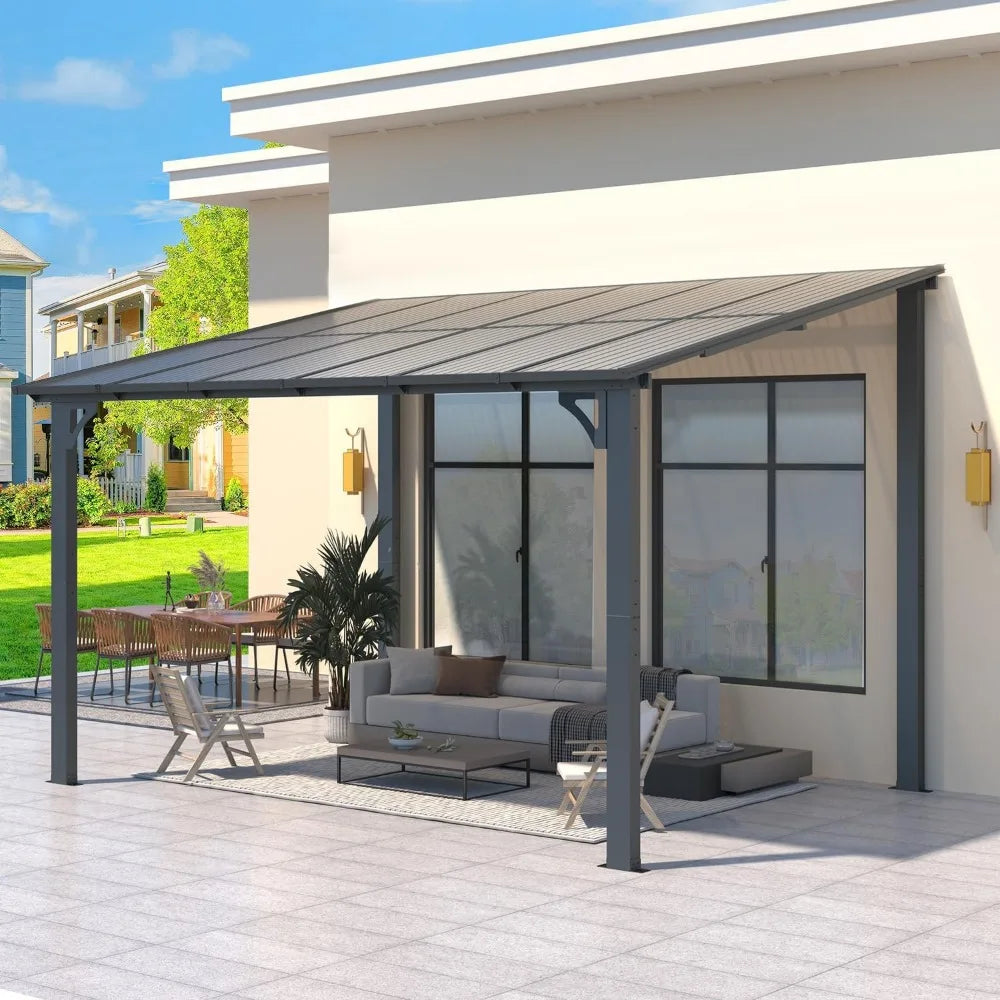 12' X 8 Outdoor Pergola, Hard Top