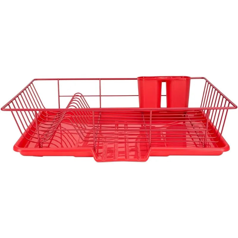 Dish Drying Rack (Red)
