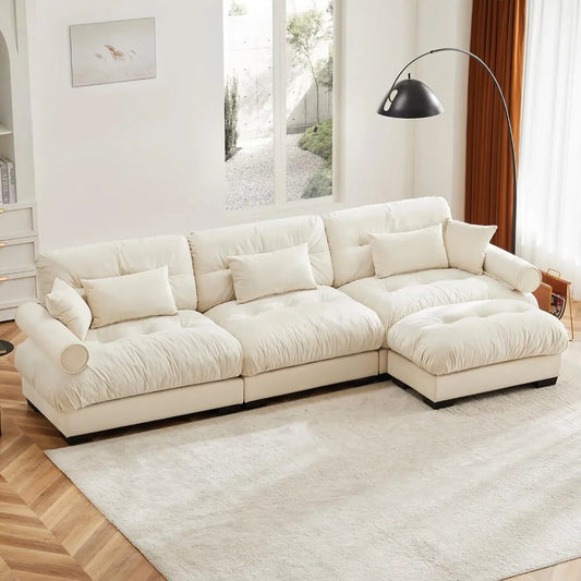 3 Seater Modular Sectional Large L Shaped Couches for Living Room