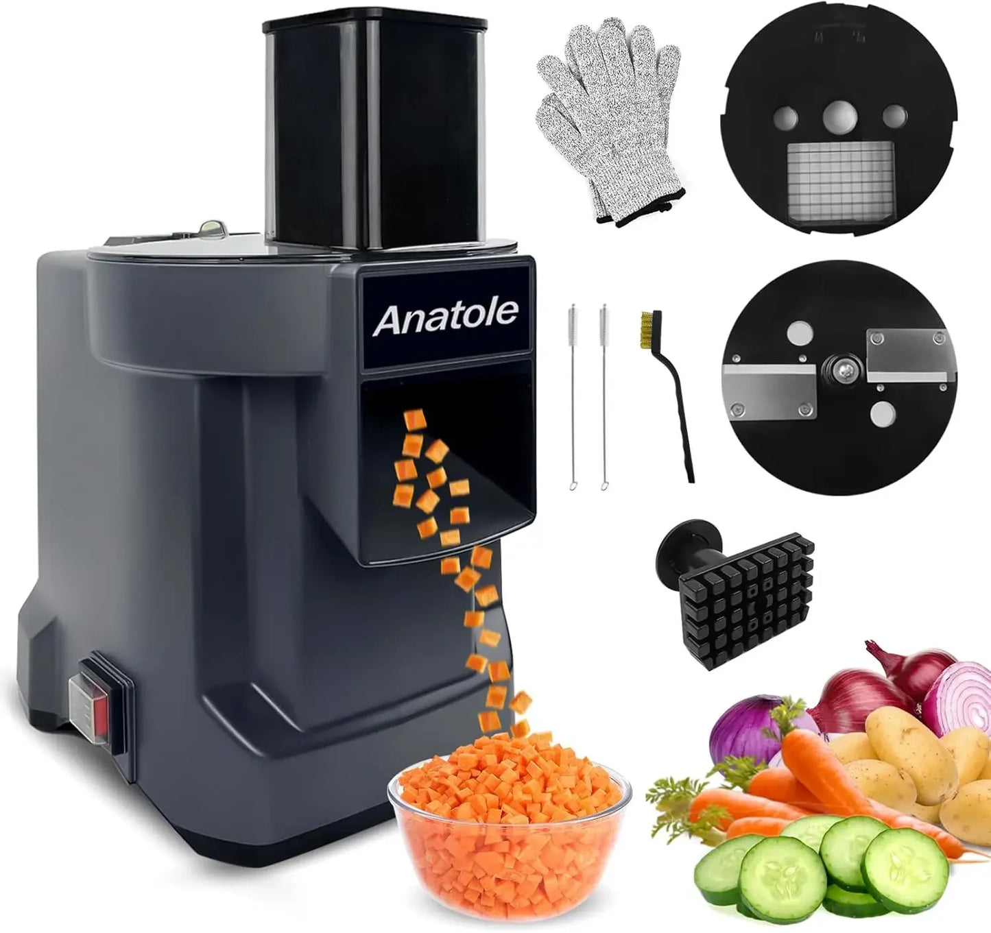 Electric Vegetable/Fruits Dicer Slicer